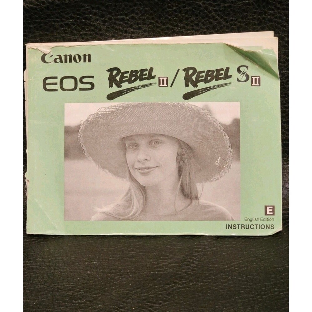 Canon EOS Rebel II & S II Camera Instructions Manual